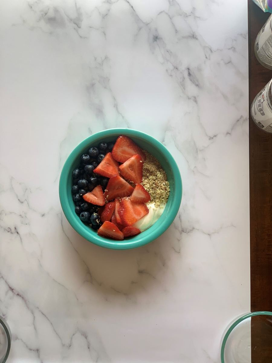 Berry-Yogurt Protein Bowls