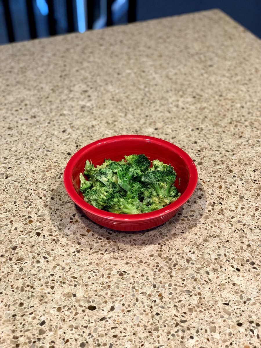 Steamed Vegetables with Tahini Sauce